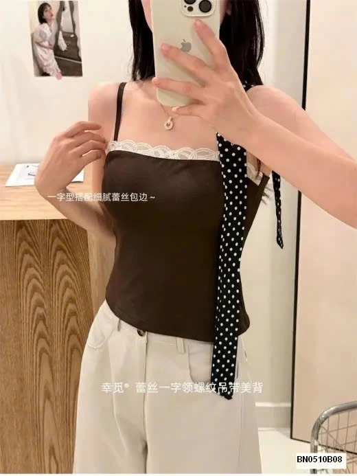 ÁO BRA 2 DÂY PHỐI REN NỮ