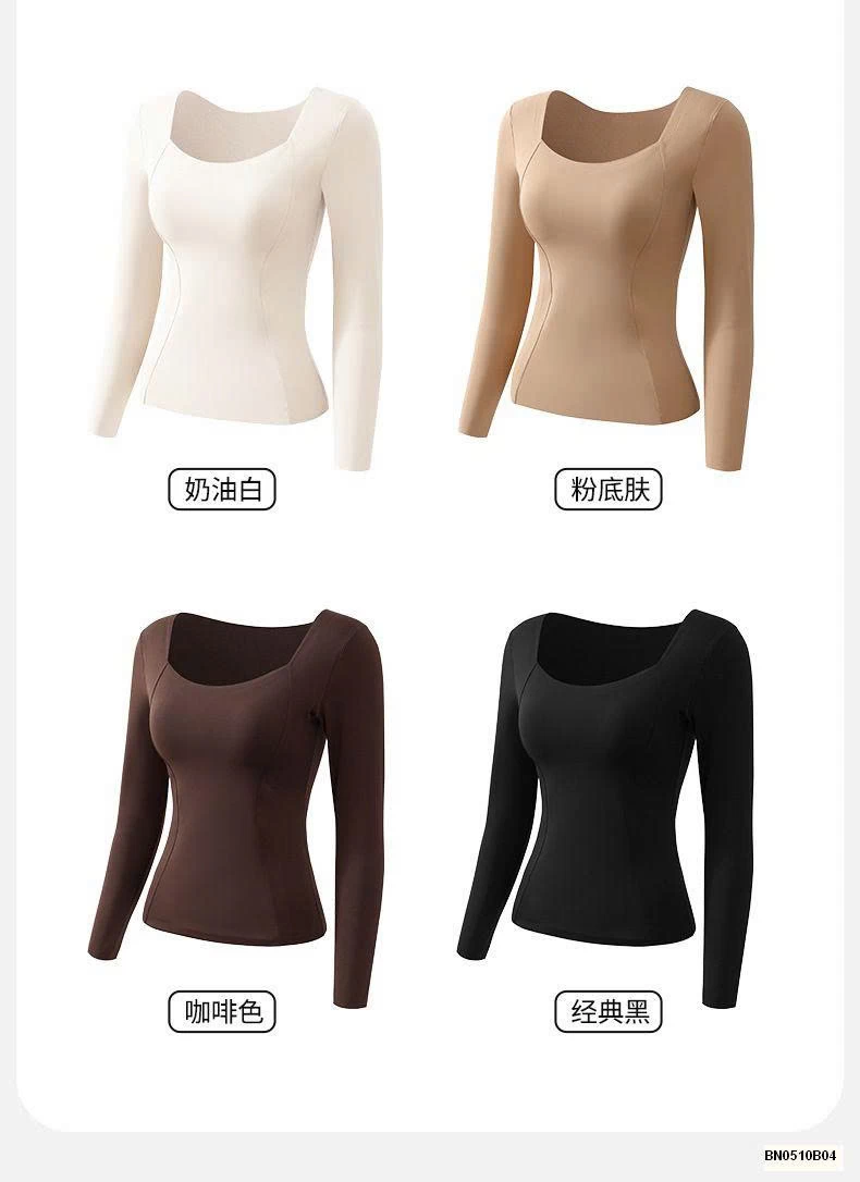 ÁO GIỮ NHIỆT NỮ CỔ VUÔNG