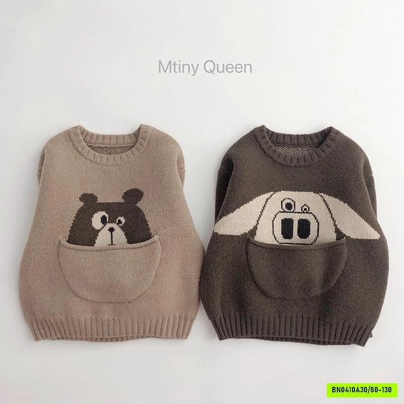 ÁO LEN THÚ CƯNG TÚI TRƯỚC MTINY QUEEN