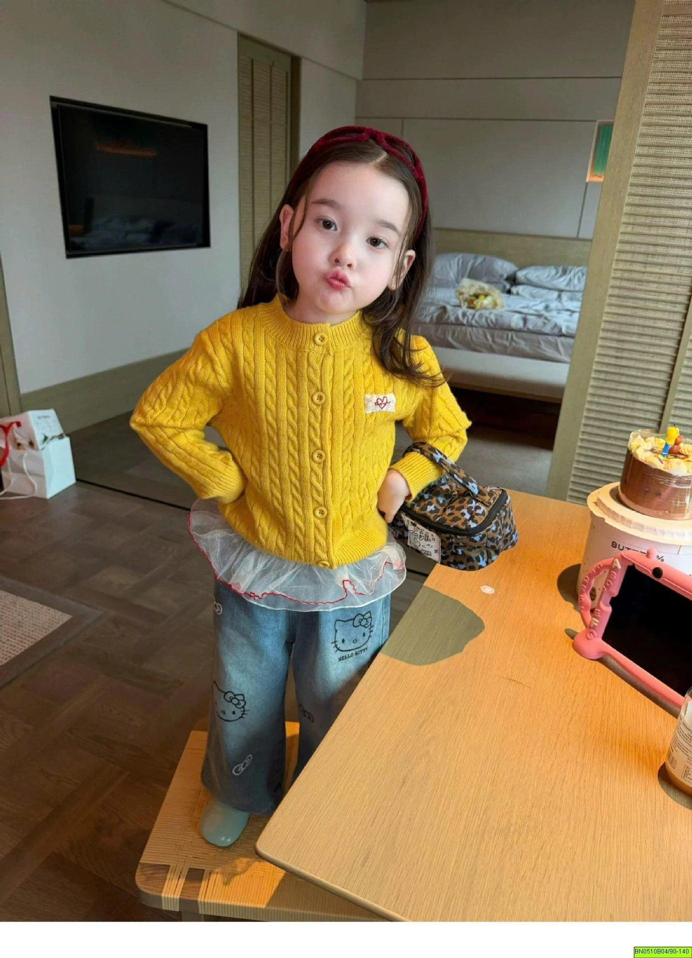SET CARDIGAN QUẦN KITTY