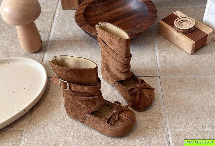 BOOT CỔ CAO NƠ XINH DA LỘN