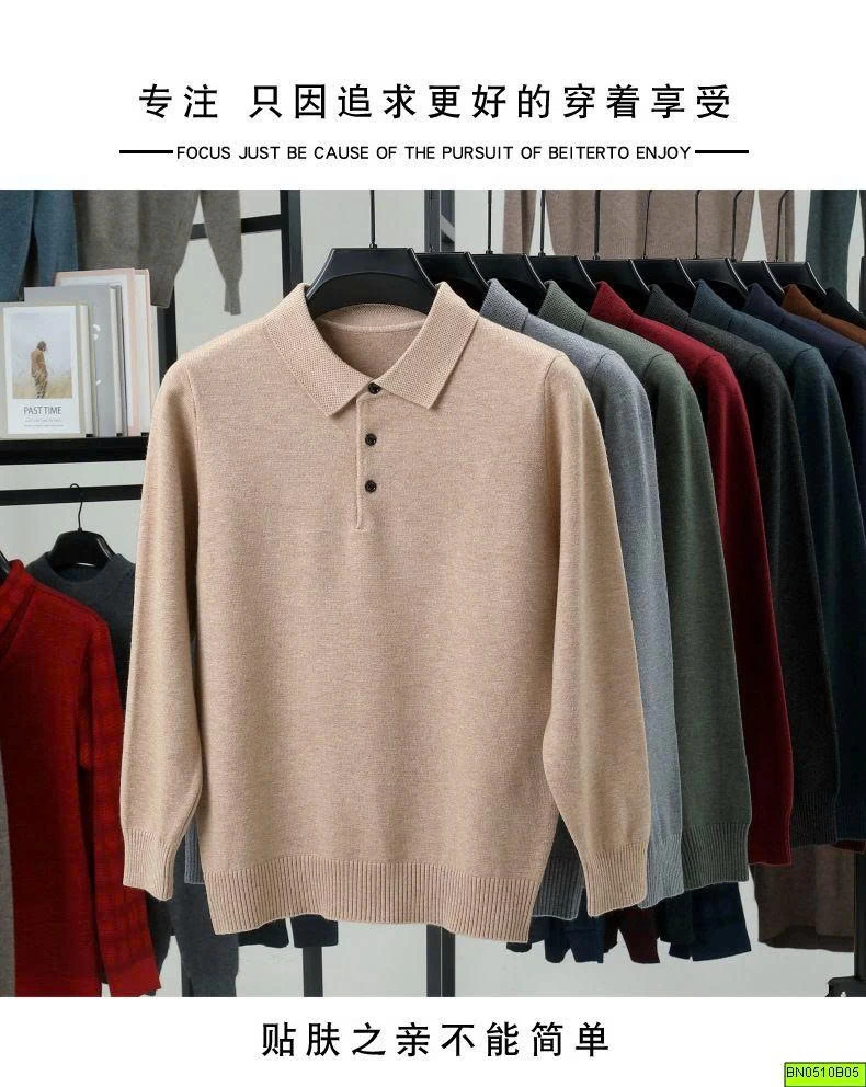 ÁO LEN POLO NAM DÀI TAY