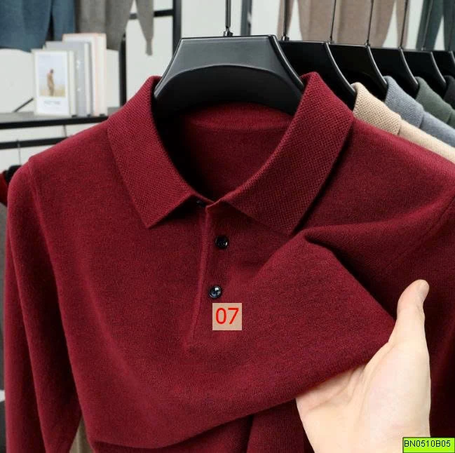 ÁO LEN POLO NAM DÀI TAY