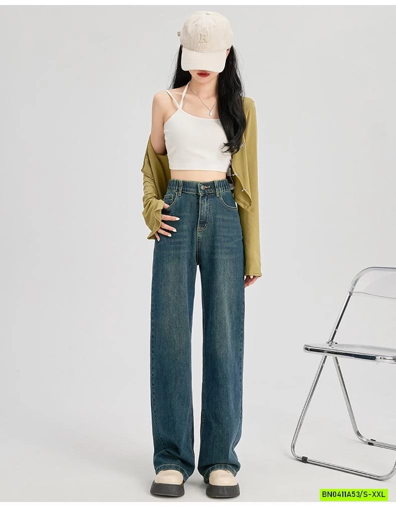 JEANS SUÔNG NỮ HACK DÁNG