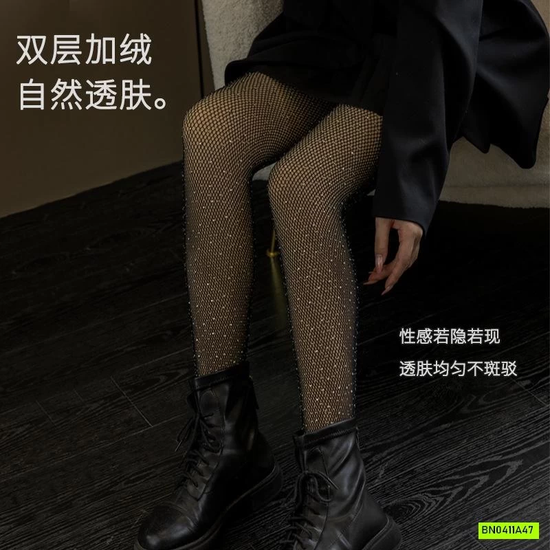 QUẦN TẤT ĐÁ BLING LÓT LÔNG