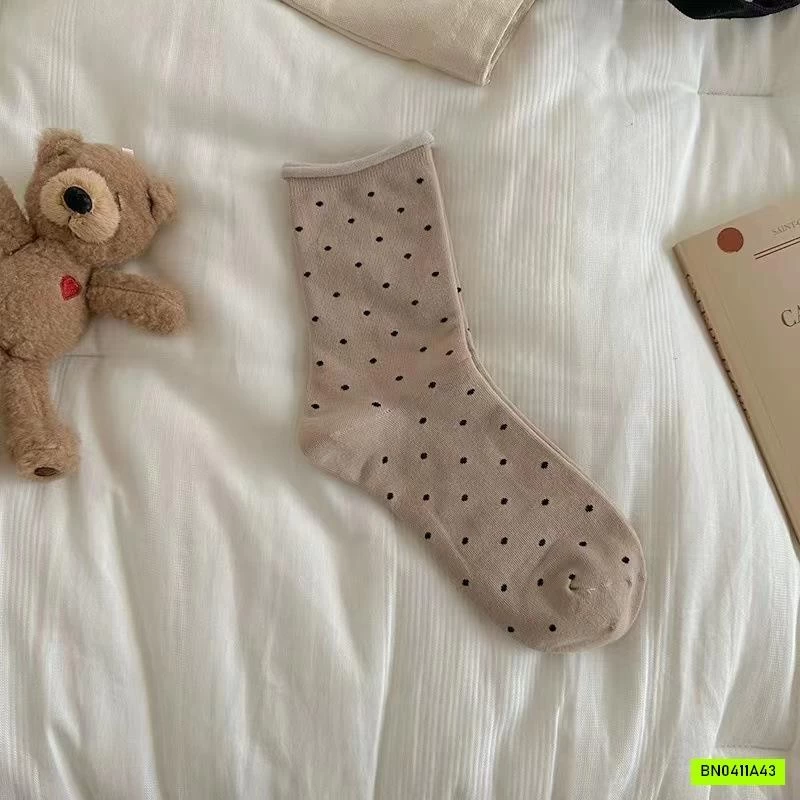 SÉT 6Đ TẤT CHẤM BI CAO CỔ