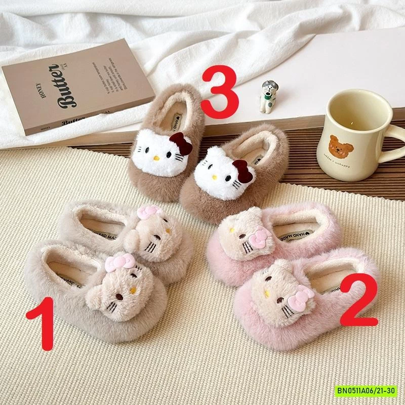 GIÀY LÔNG LÓT NHUNG KITTY