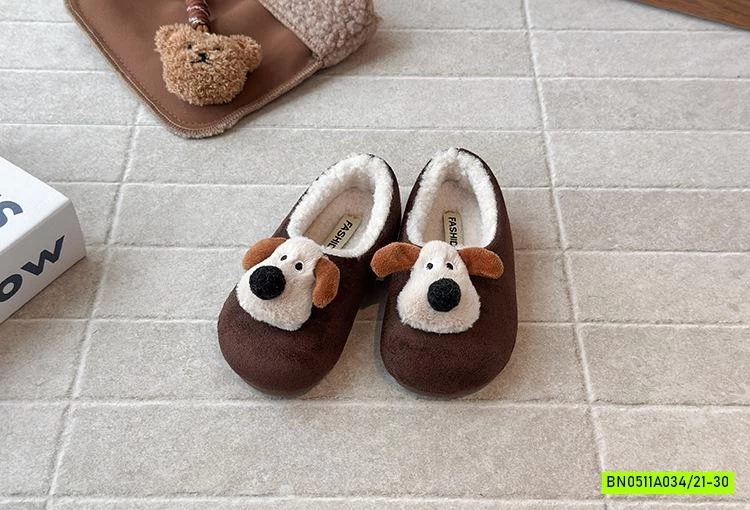 GIÀY DA LỘN LÔNG CỪU GẮN CÚN