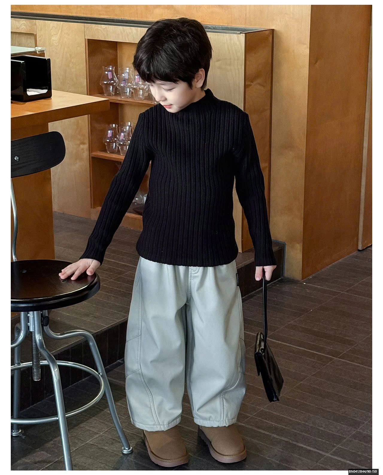 ÁO LEN GÂN CỔ LỌ AOAOKIDS