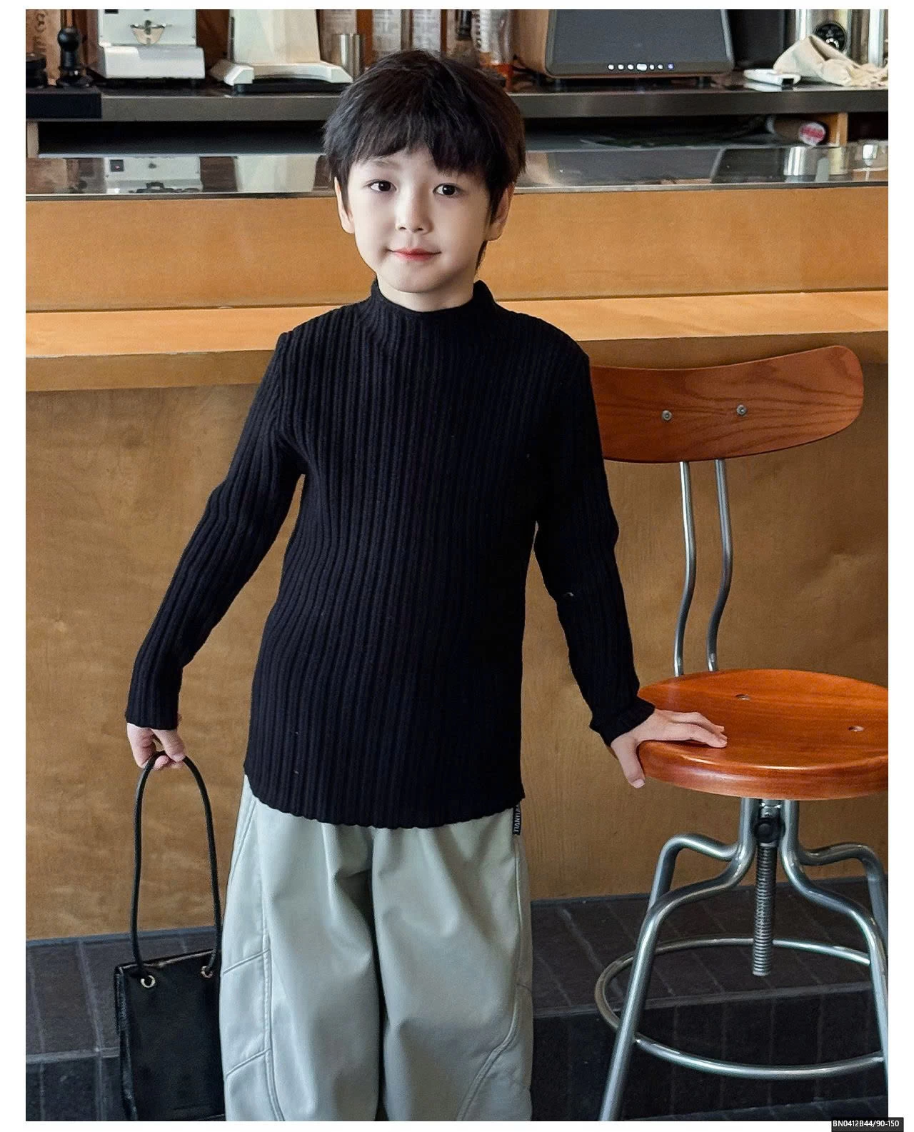 ÁO LEN GÂN CỔ LỌ AOAOKIDS