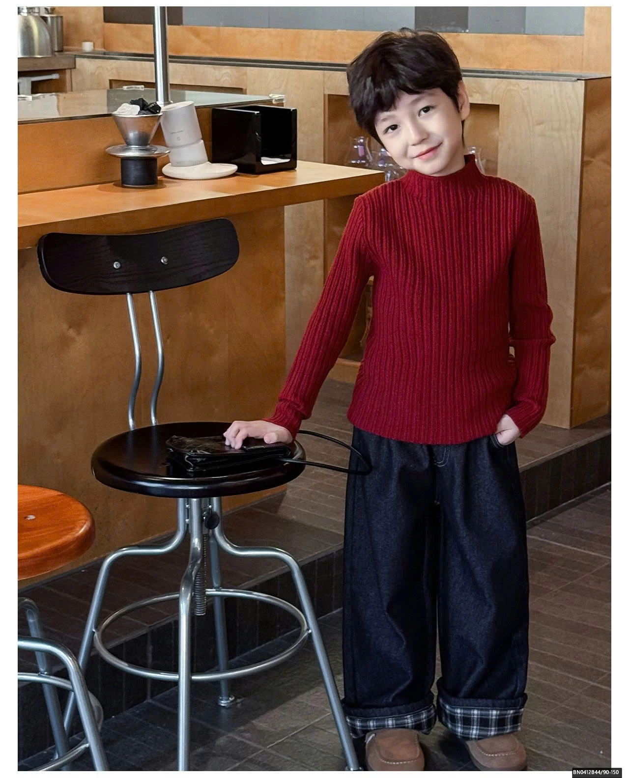 ÁO LEN GÂN CỔ LỌ AOAOKIDS