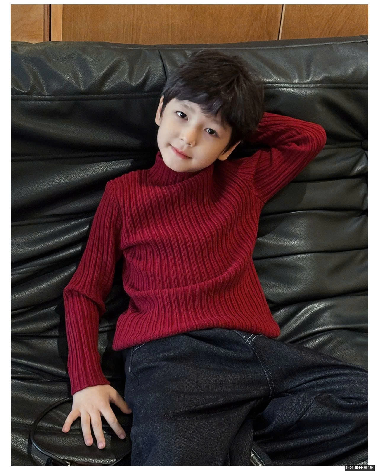 ÁO LEN GÂN CỔ LỌ AOAOKIDS