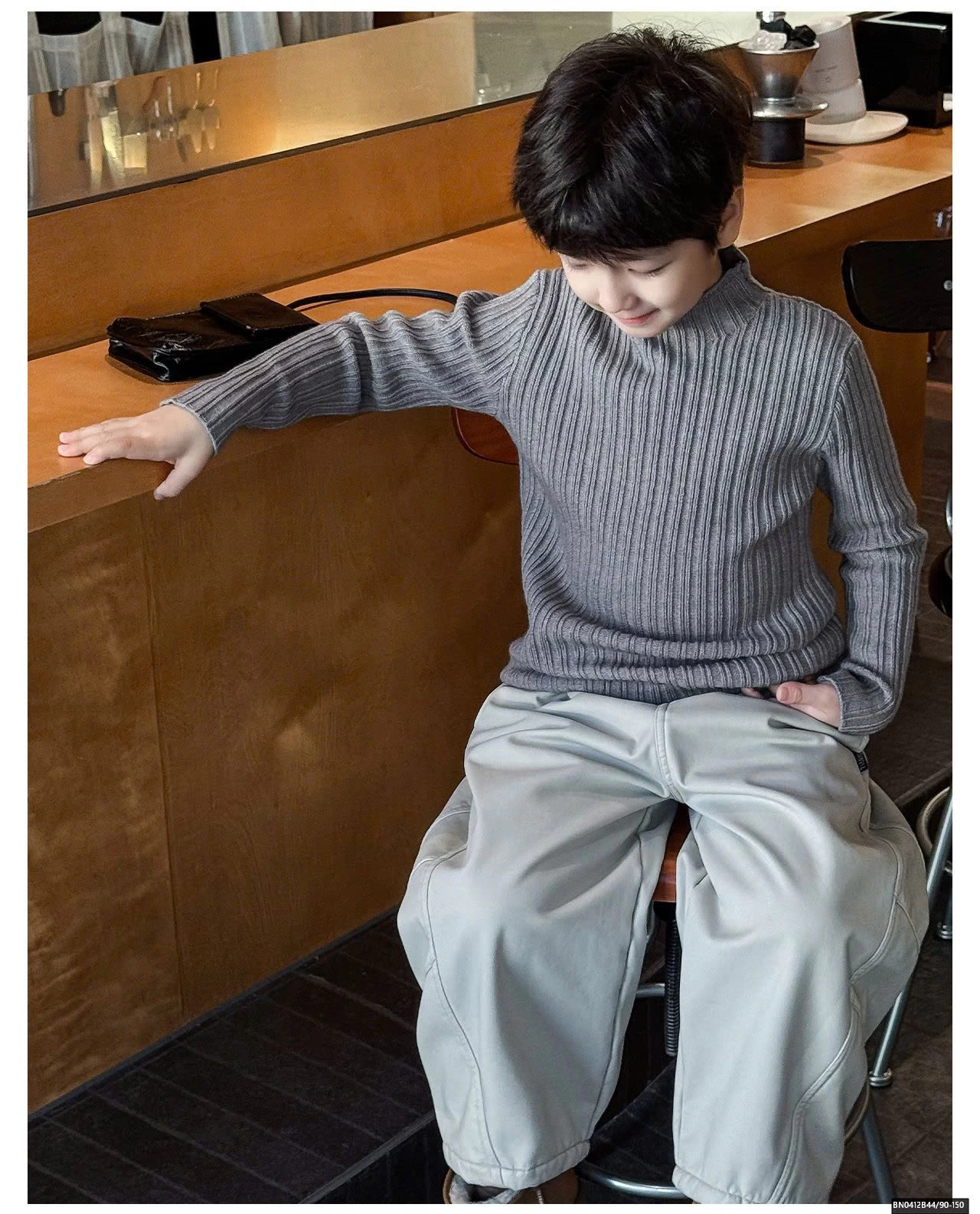 ÁO LEN GÂN CỔ LỌ AOAOKIDS