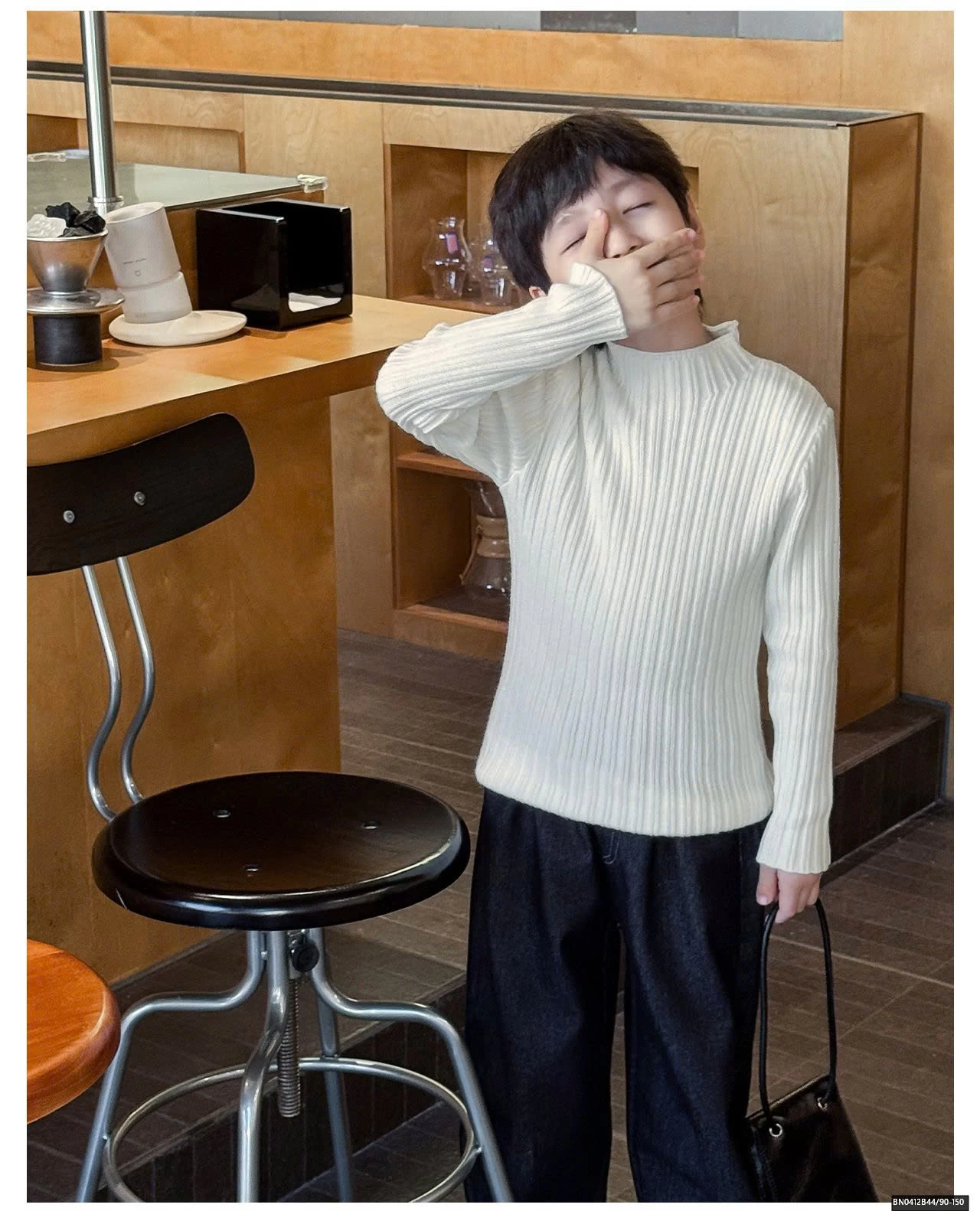 ÁO LEN GÂN CỔ LỌ AOAOKIDS