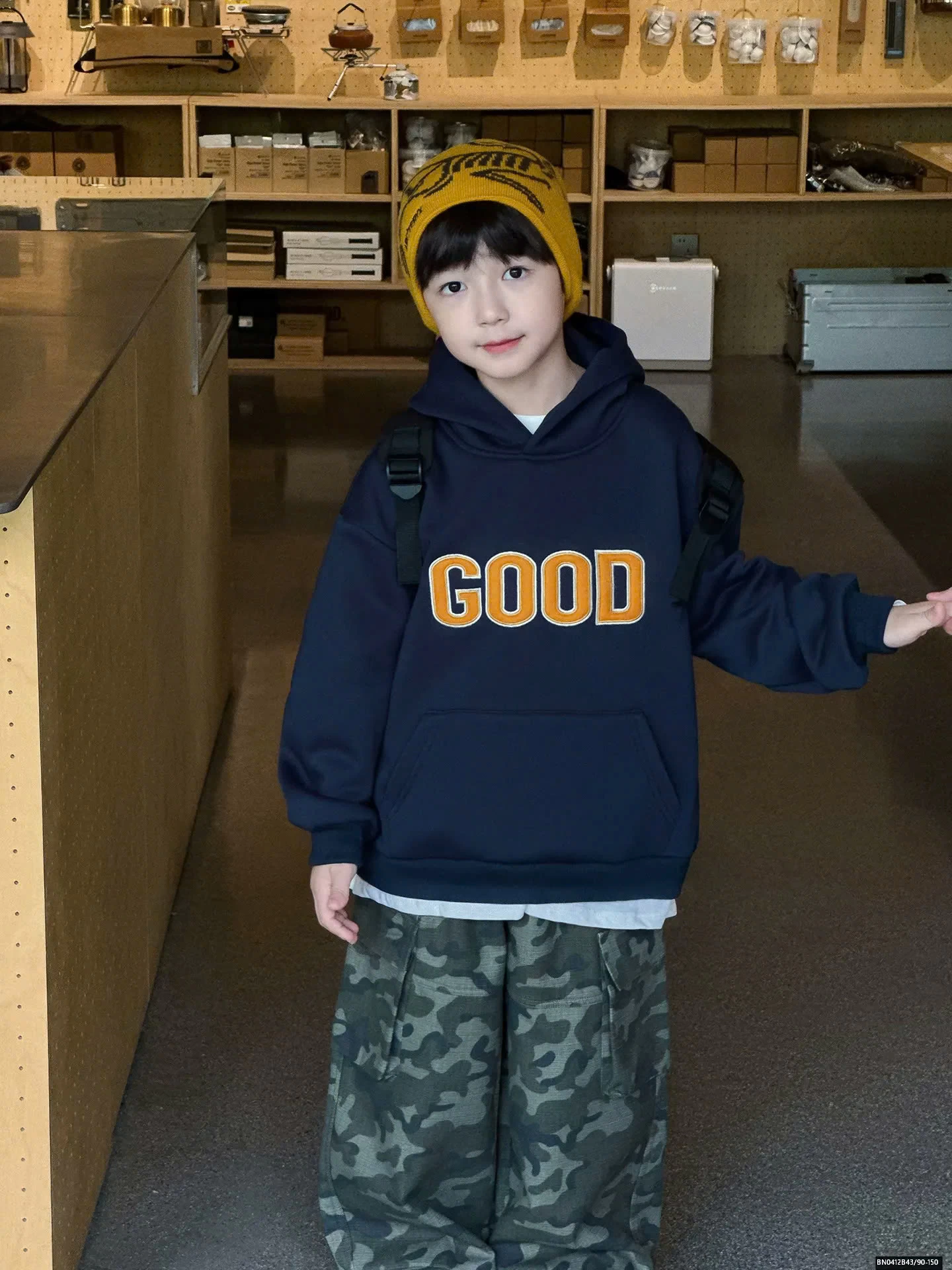 ÁO HOODIE CHỮ  GOOD AOAOKIDS