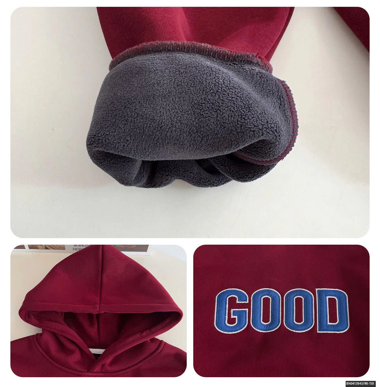 ÁO HOODIE CHỮ  GOOD AOAOKIDS