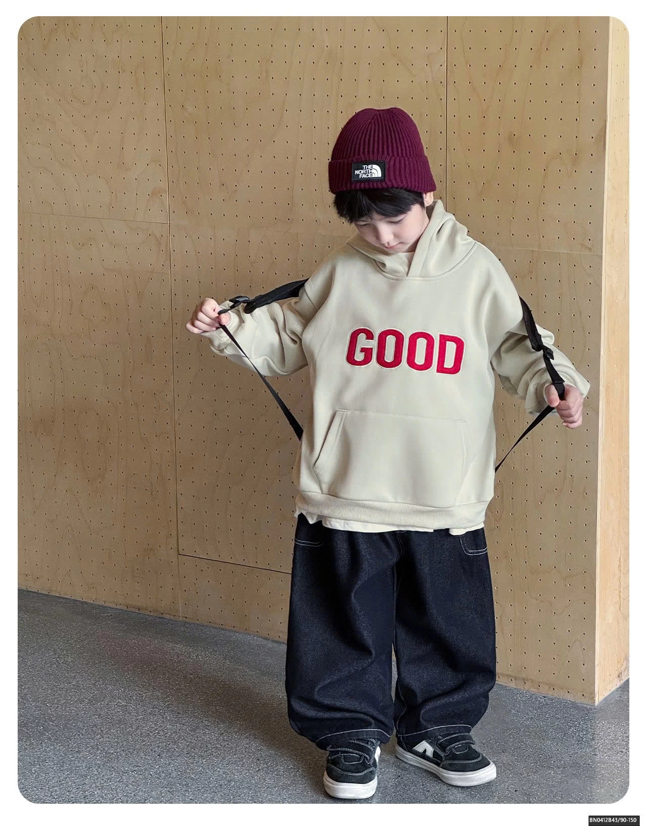 ÁO HOODIE CHỮ  GOOD AOAOKIDS