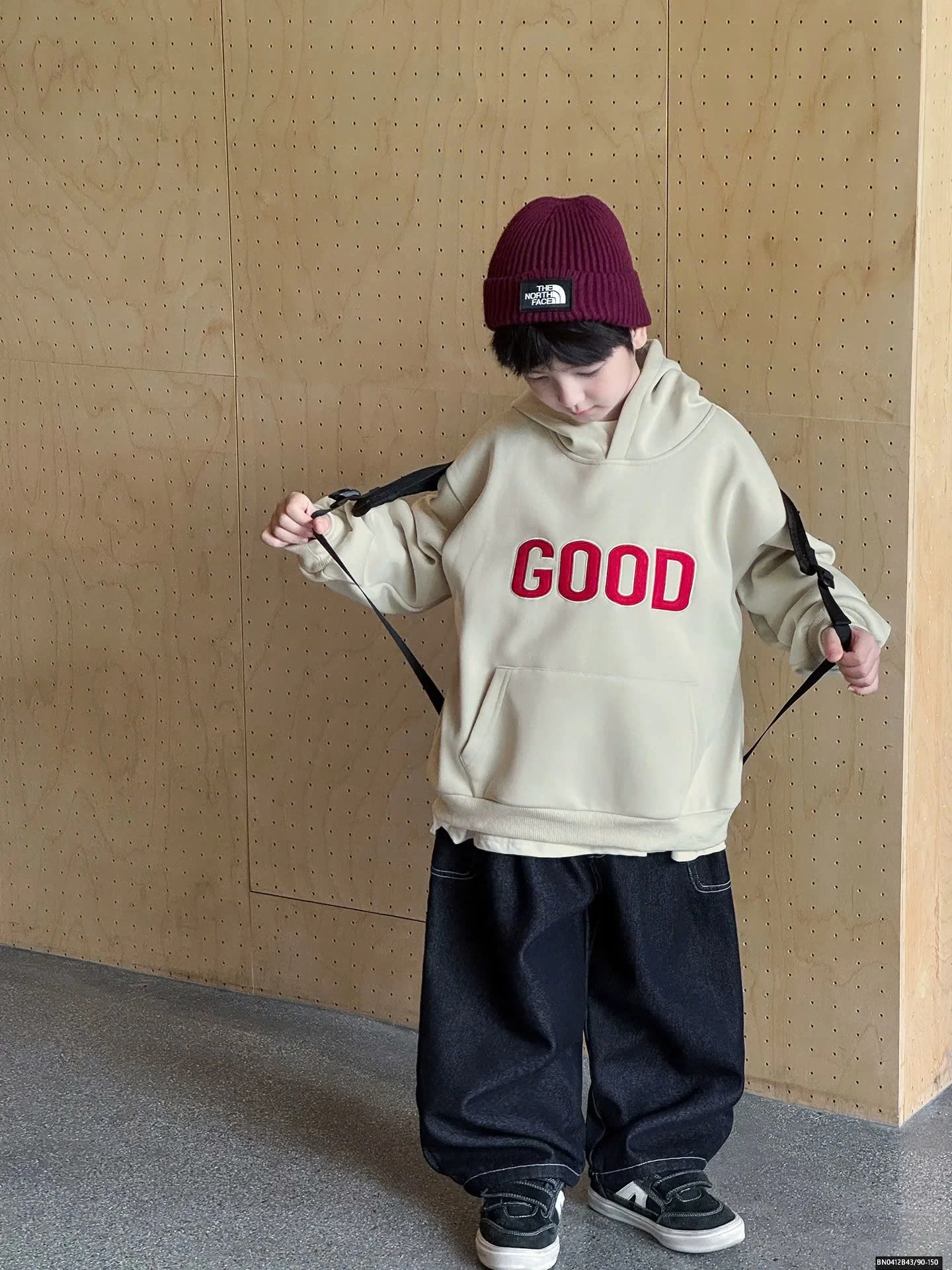 ÁO HOODIE CHỮ  GOOD AOAOKIDS