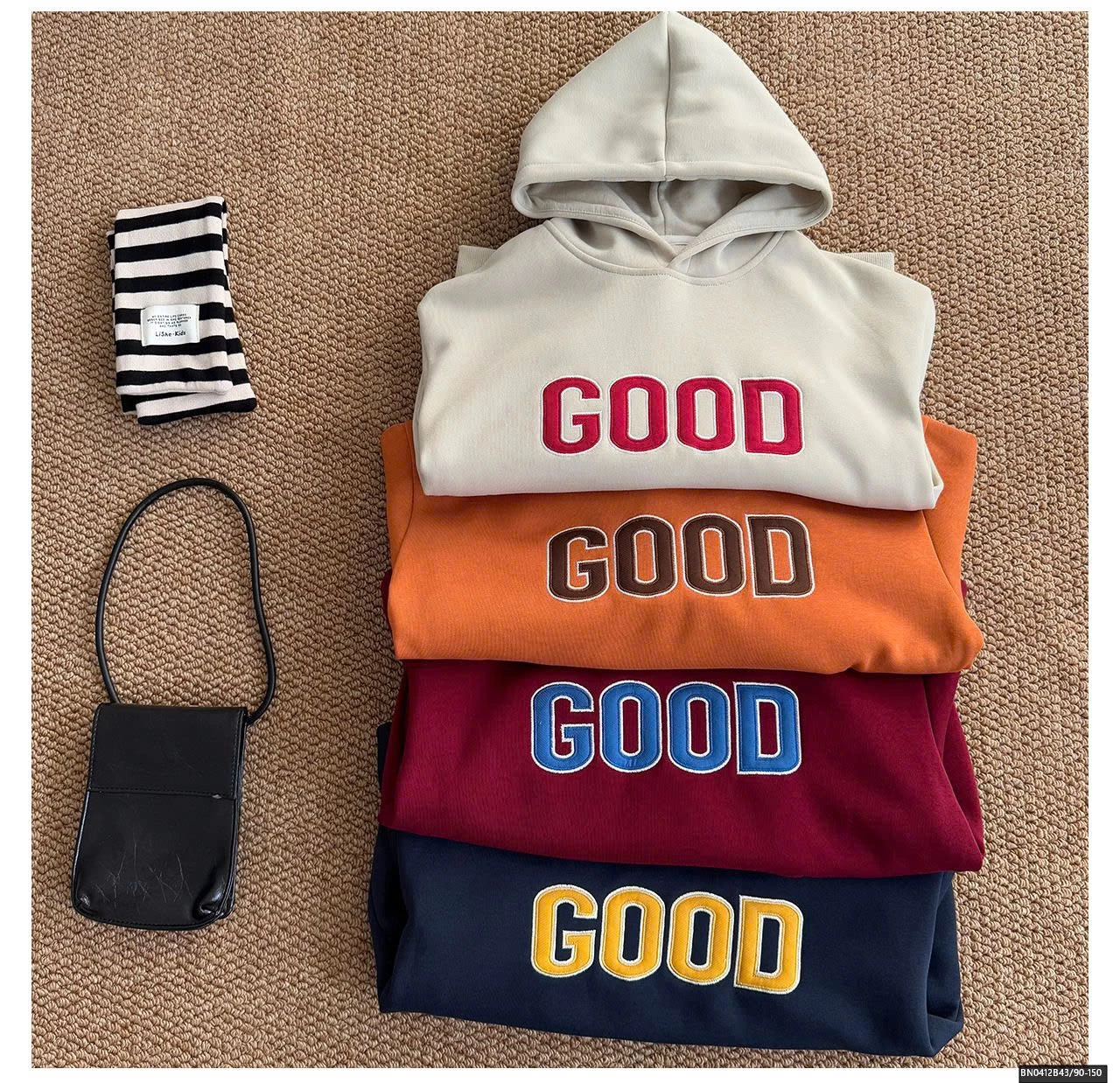 ÁO HOODIE CHỮ GOOD AOAOKIDS