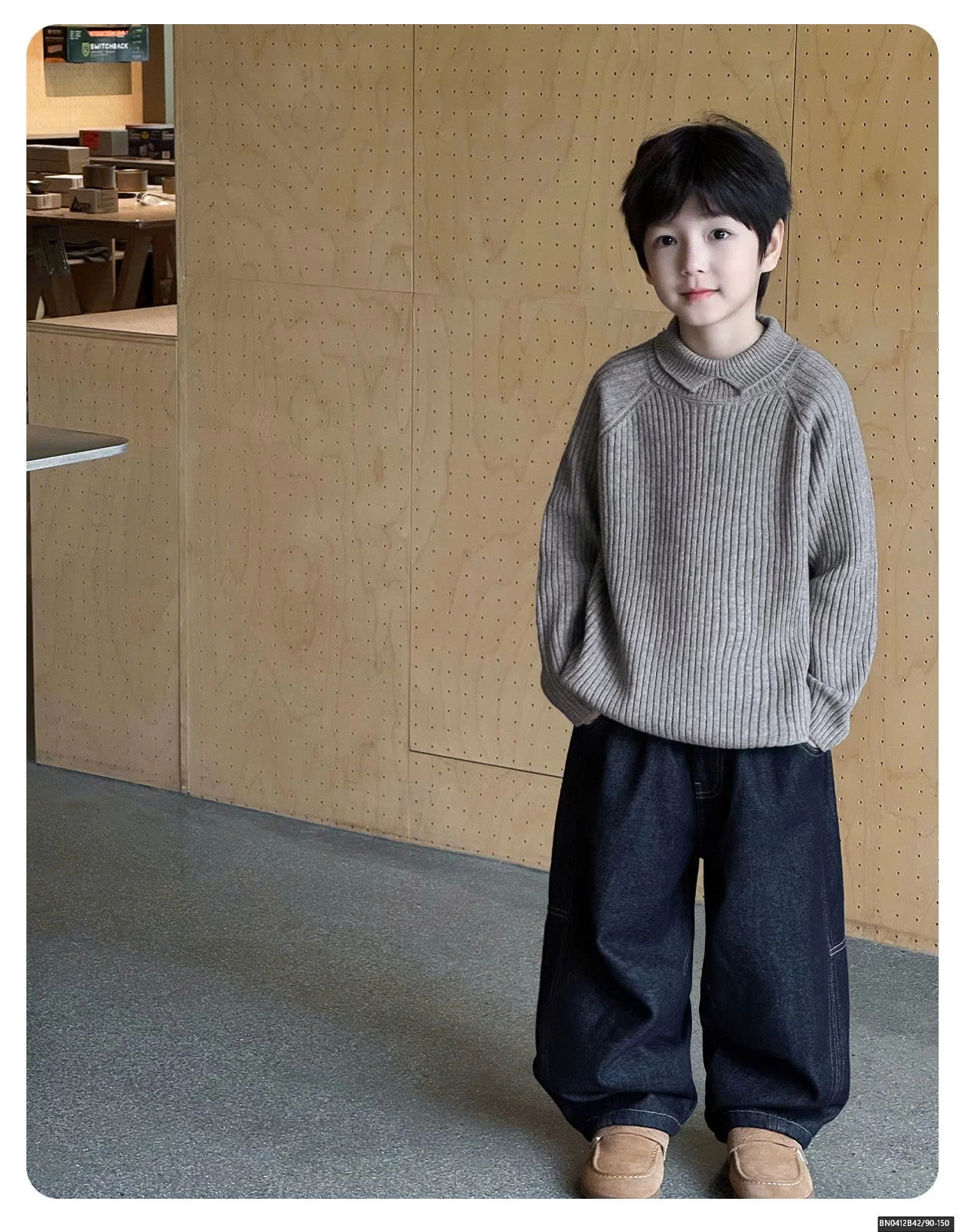 ÁO LEN TRƠN CAO CỔ AOAOKIDS