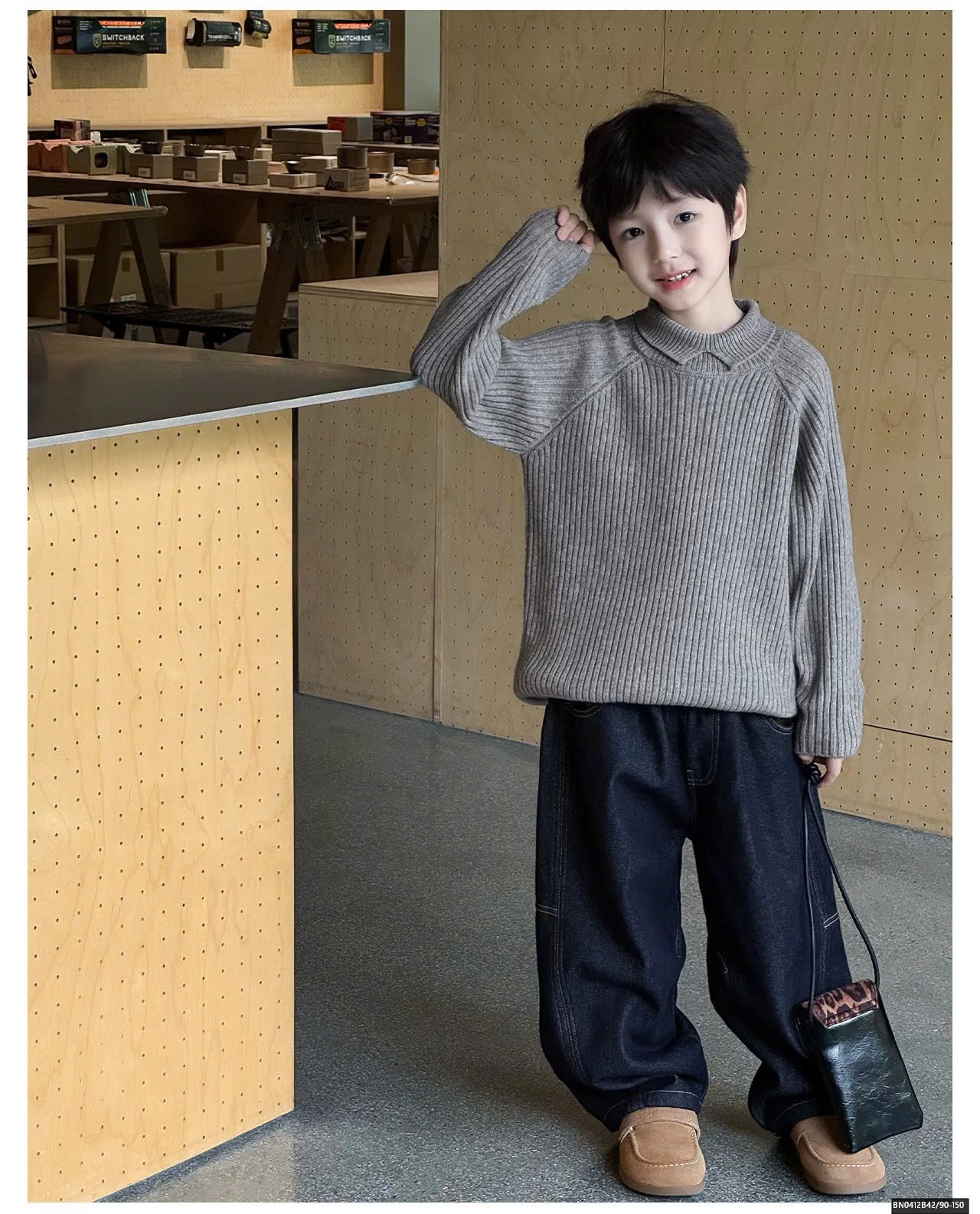 ÁO LEN TRƠN CAO CỔ AOAOKIDS