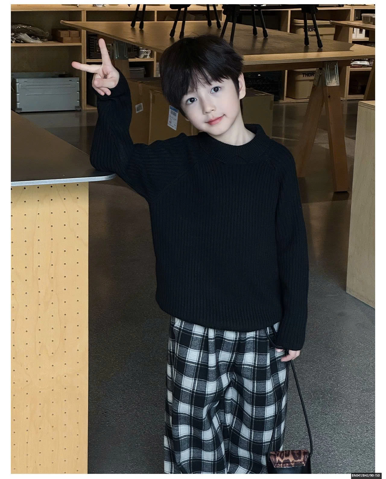 ÁO LEN TRƠN CAO CỔ AOAOKIDS