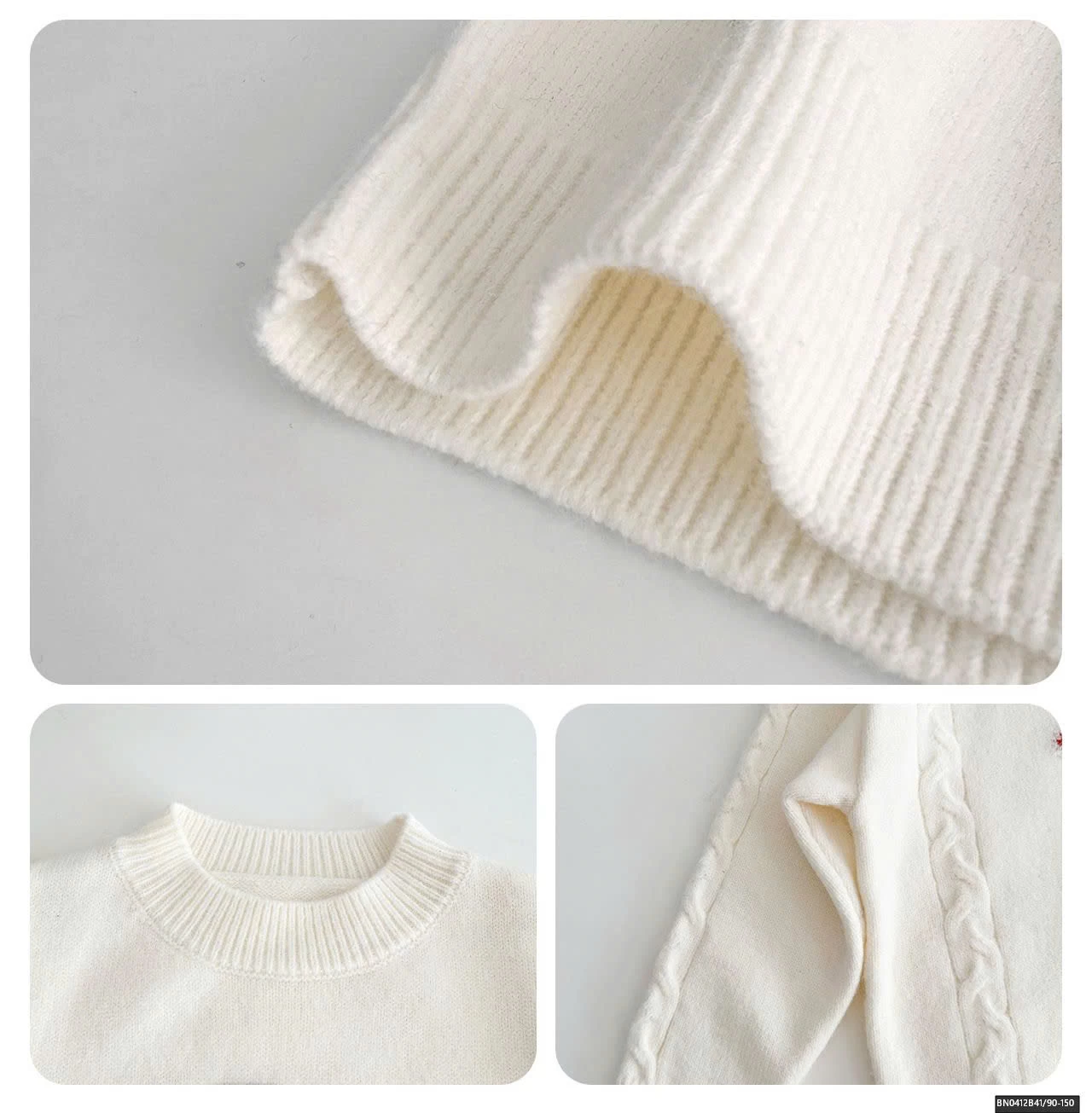 ÁO LEN CỔ TRÒN CON VỊT AOAOKIDS