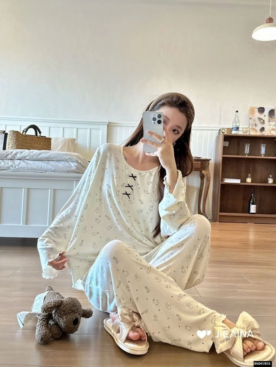 BỘ NGỦ COTTON CỔ NƠ