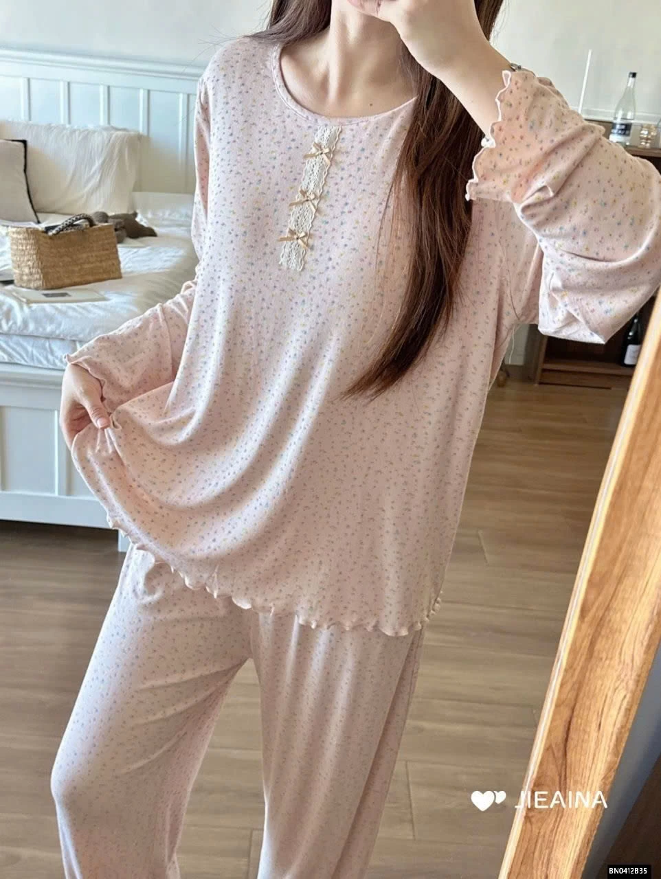 BỘ NGỦ COTTON CỔ NƠ