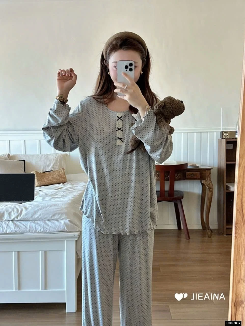 BỘ NGỦ COTTON CỔ NƠ