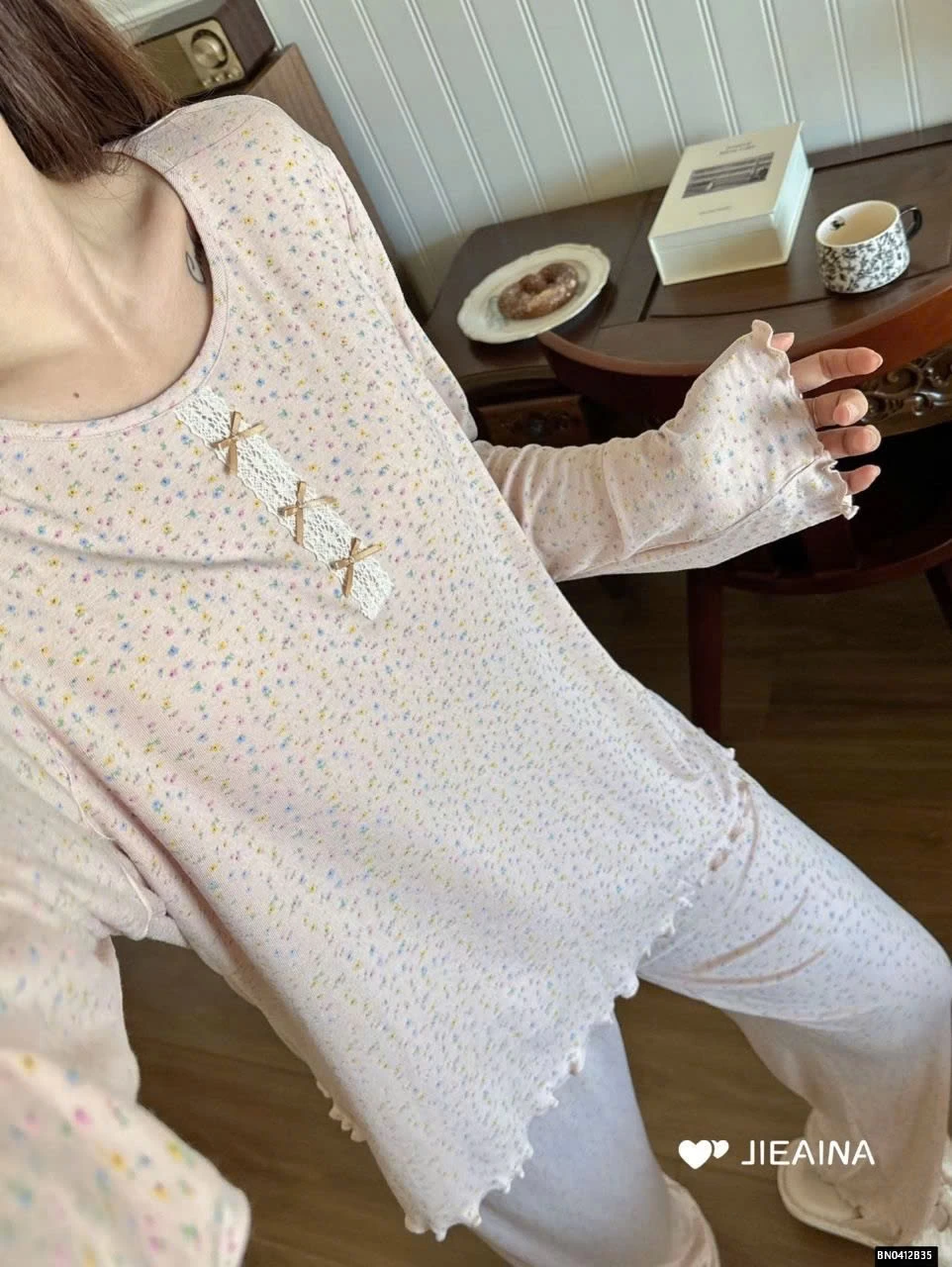 BỘ NGỦ COTTON CỔ NƠ