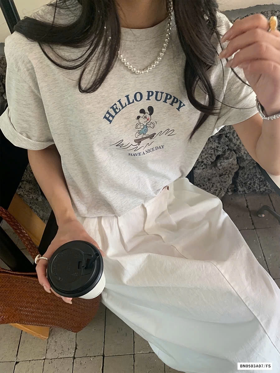 ÁO THUN IN CHỮ HÀN QUỐC