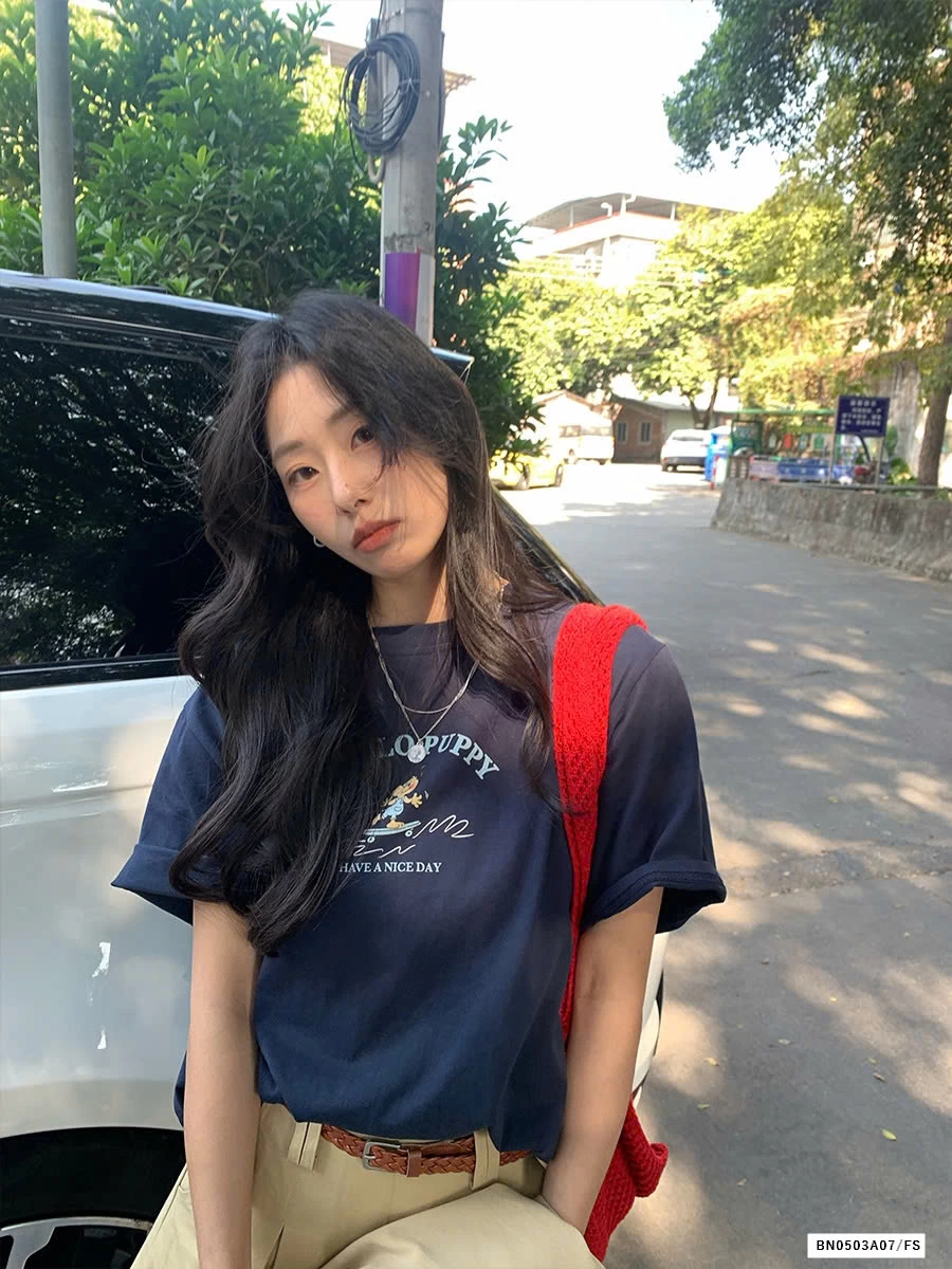 ÁO THUN IN CHỮ HÀN QUỐC