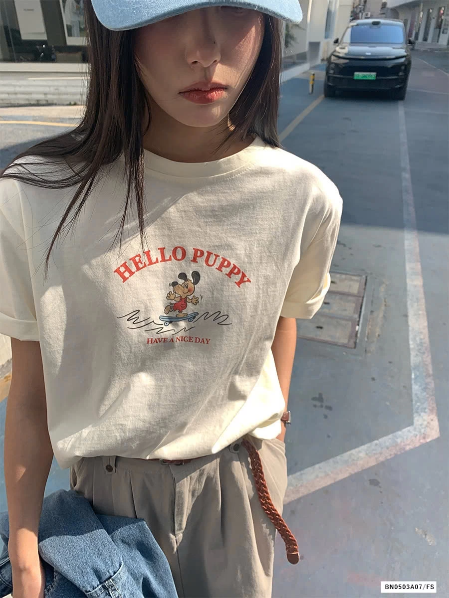 ÁO THUN IN CHỮ HÀN QUỐC