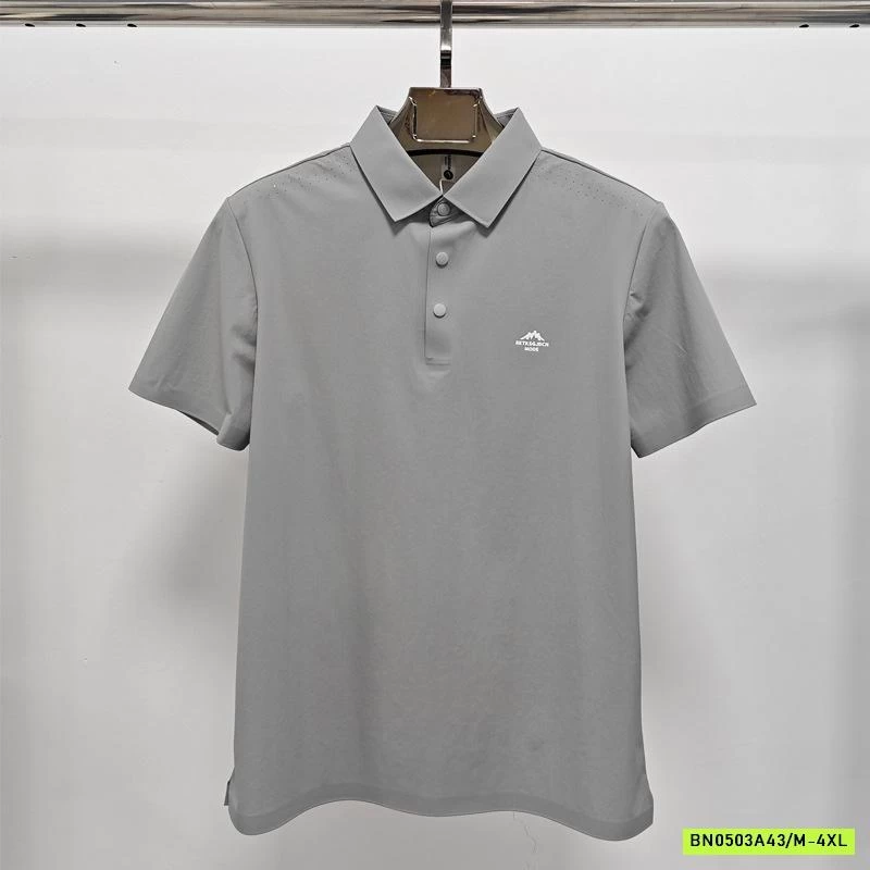 POLO LỤA NAM TRƠN MÀU