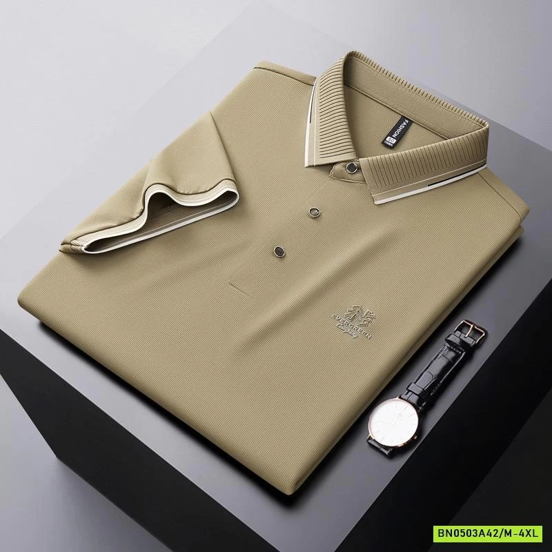 POLO NAM LOGO NỔI CAO CẤP