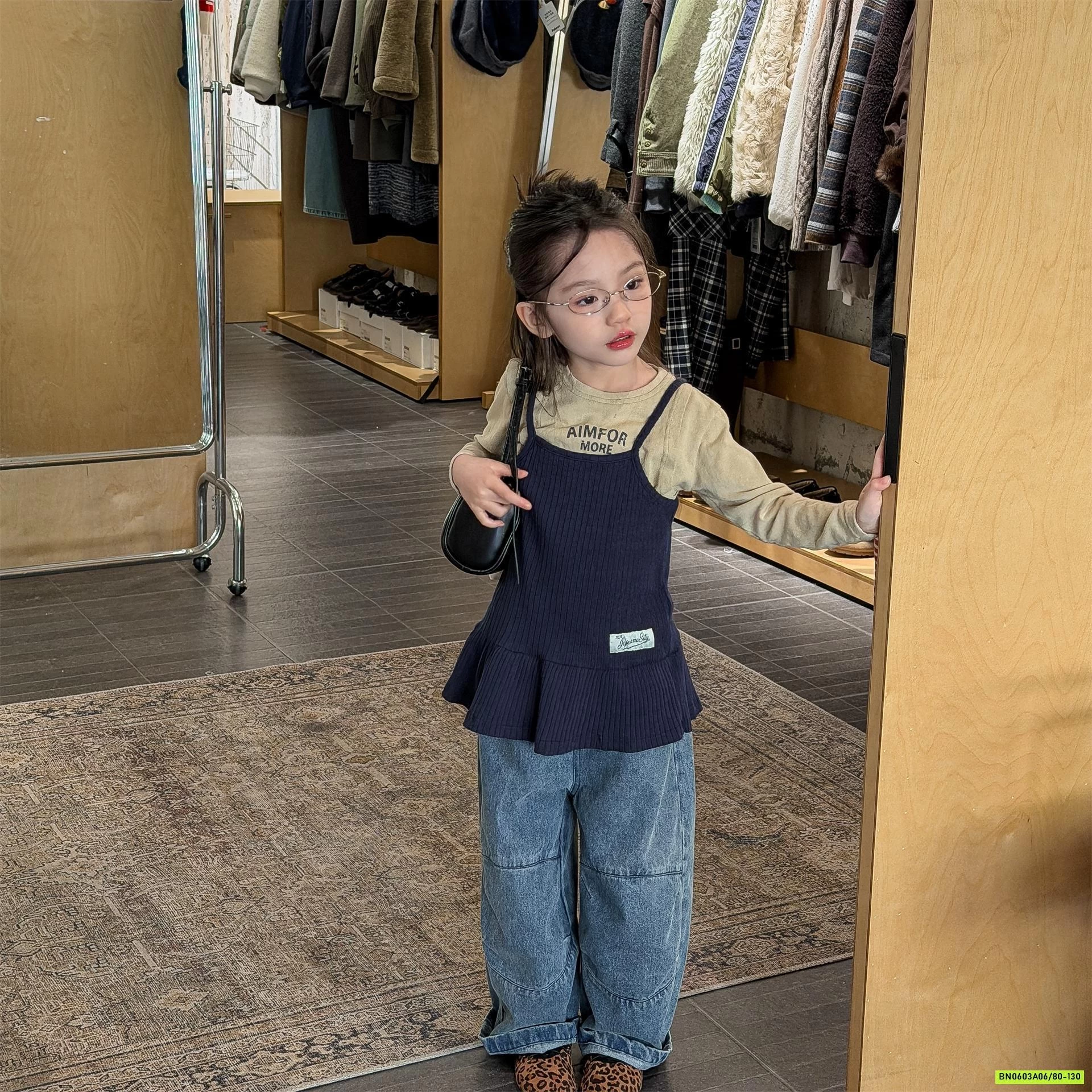 ÁO 2 DÂY ĐUÔI CÁ 7039 ADBABY