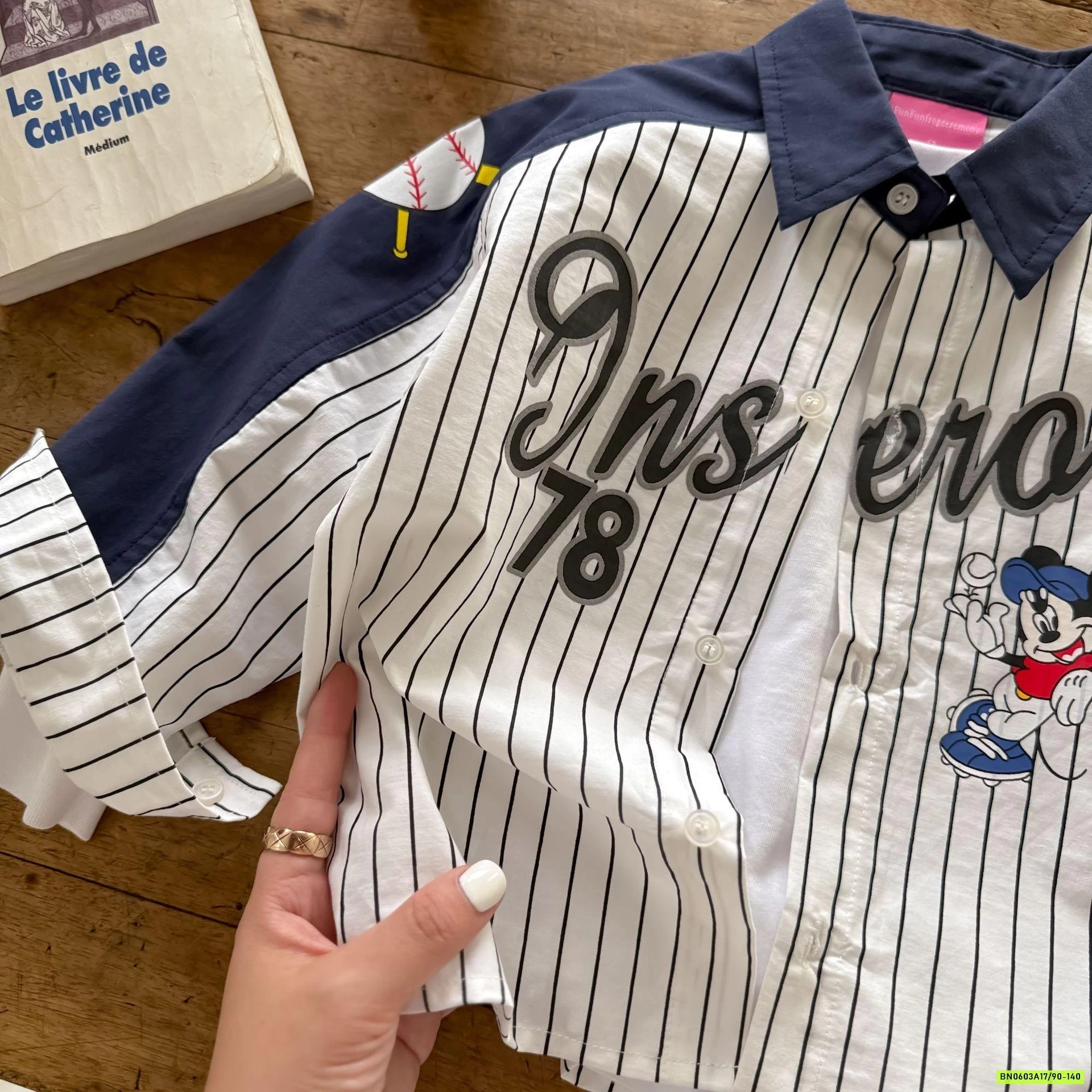 SƠ MI MICKEY PHỐI SỌC MMGGBABY