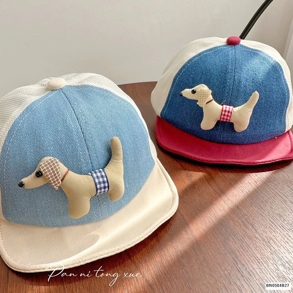 MŨ LƯỠI TRAI CÚN 3D NHÍ