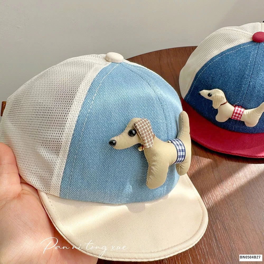 MŨ LƯỠI TRAI CÚN 3D NHÍ