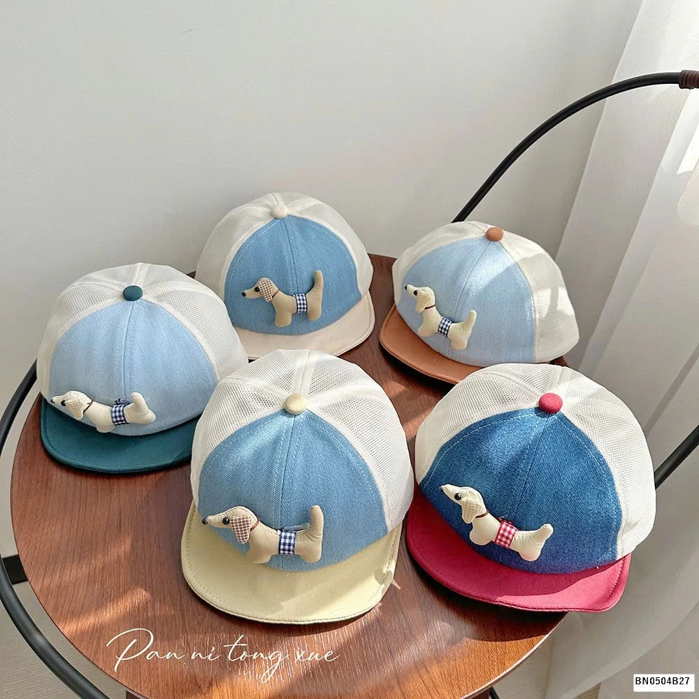 MŨ LƯỠI TRAI CÚN 3D NHÍ