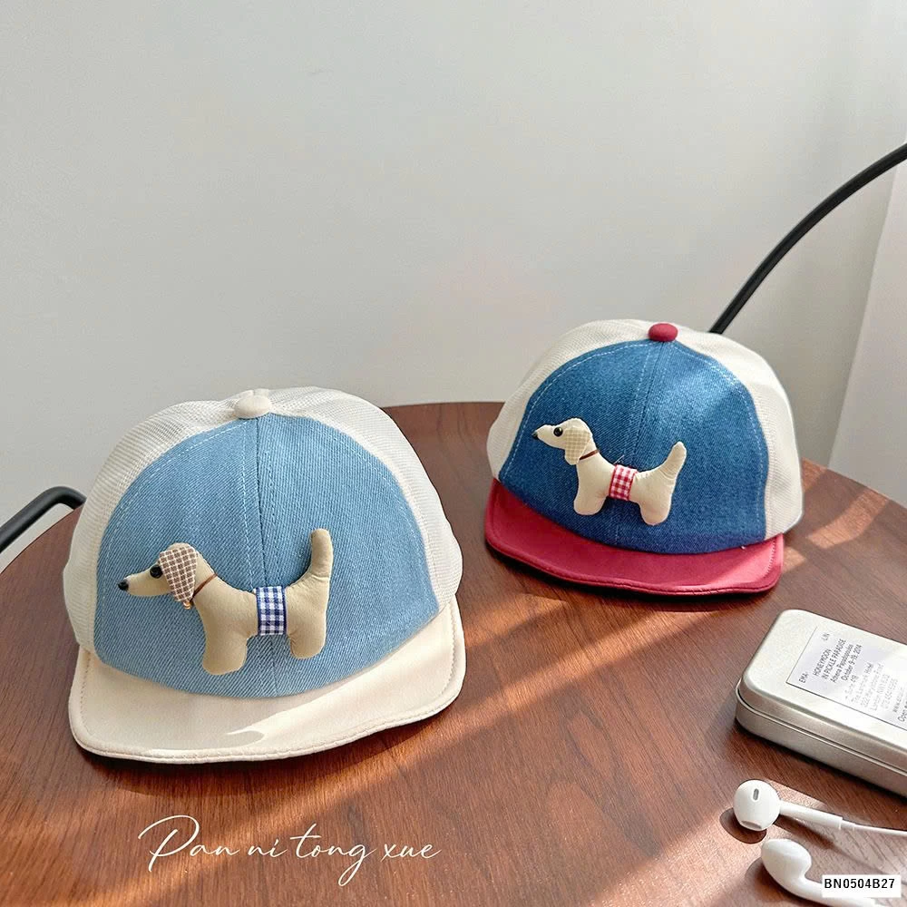 MŨ LƯỠI TRAI CÚN 3D NHÍ