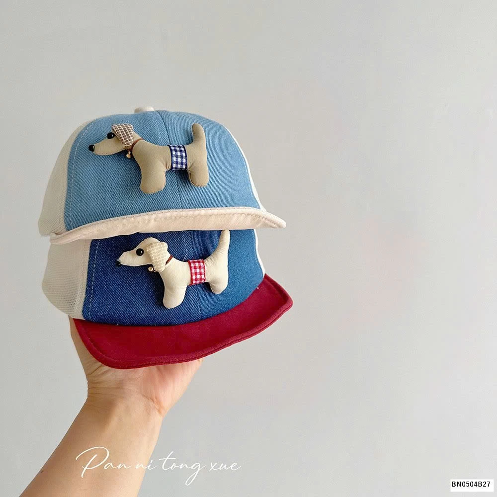 MŨ LƯỠI TRAI CÚN 3D NHÍ