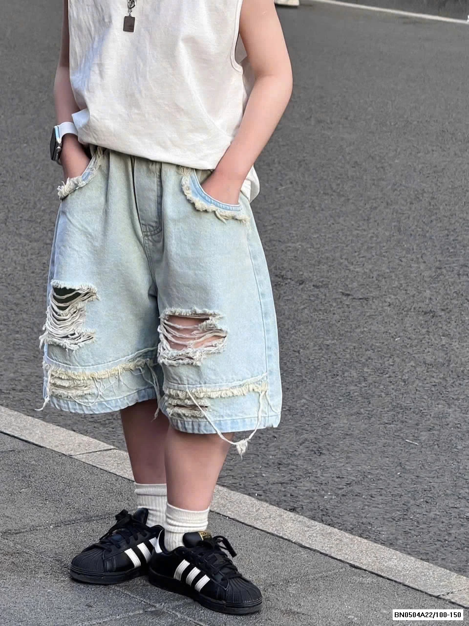 SHORT JEANS RÁCH 25XZ39