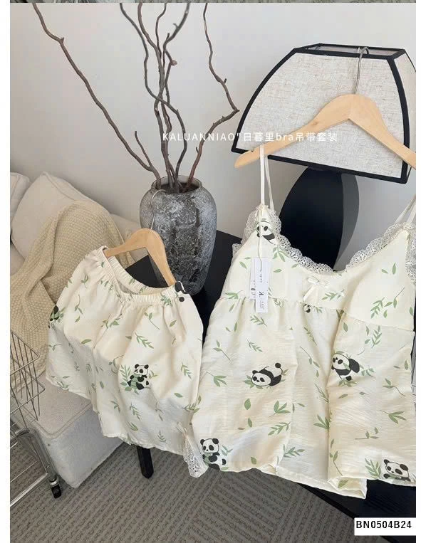 BỘ NGỦ 2 DÂY KÈM BRA