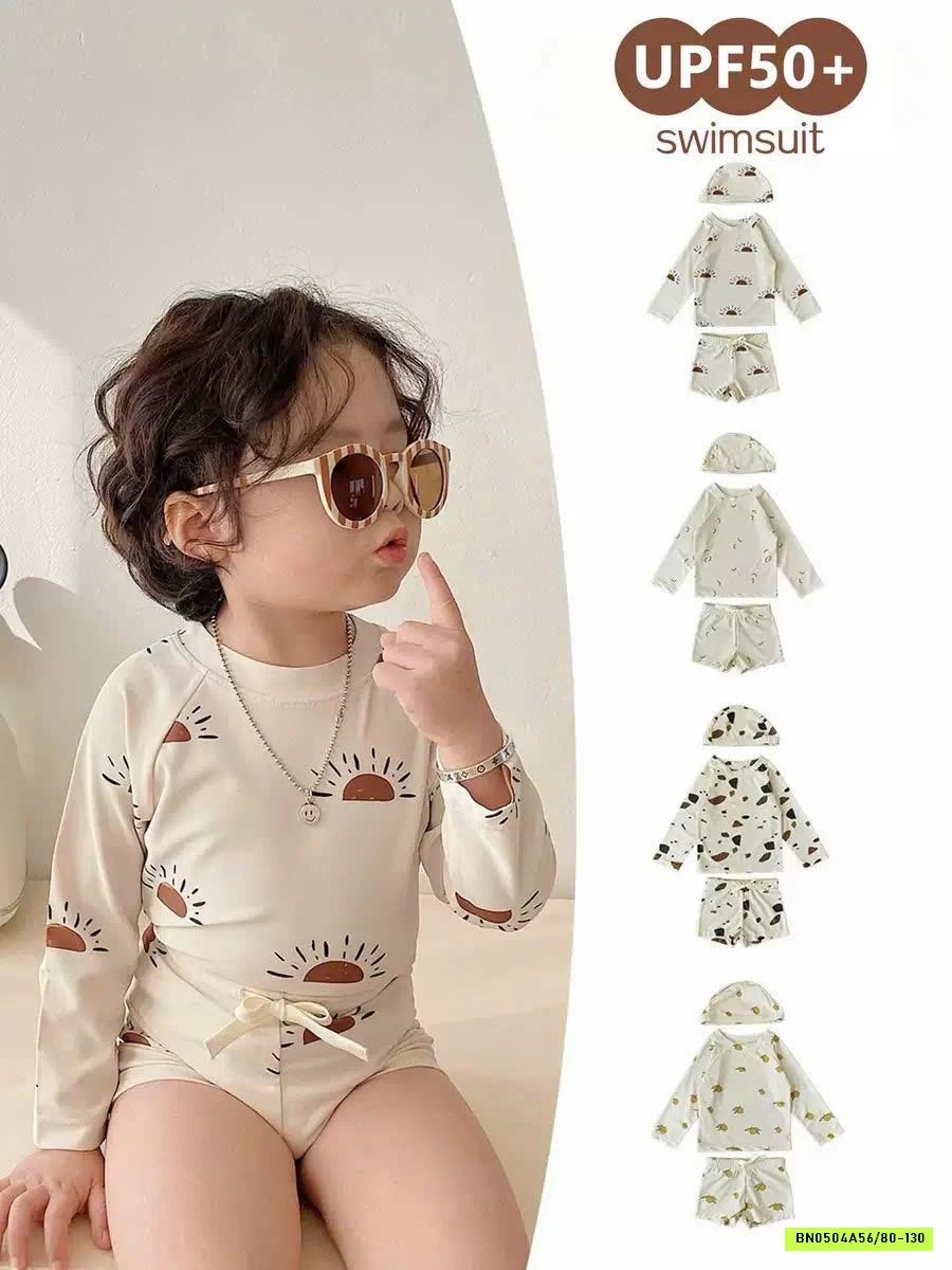 BỘ BƠI DÀI TAY CHO BÉ