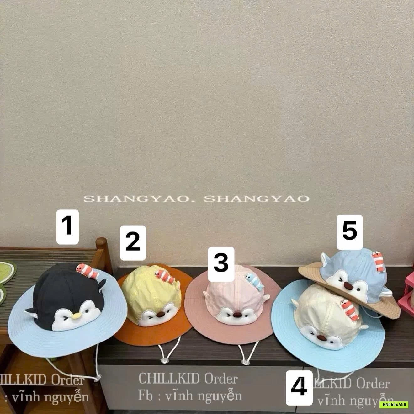 MŨ BÈO CHIM CÁNH CỤT KUTE