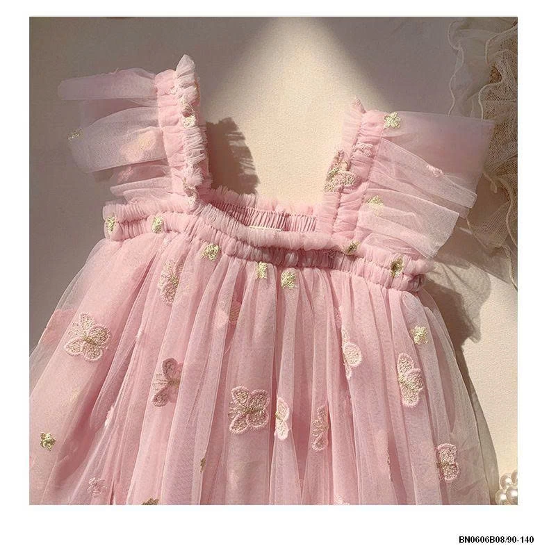 ĐẦM CÔNG CHÚA VOAN THÊU BƯỚM