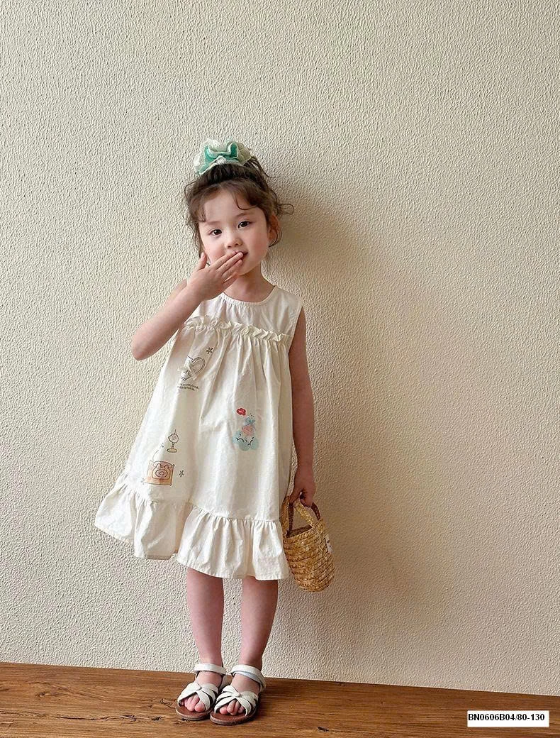 VÁY THÔ SÁT NÁCH BÉ GÁI