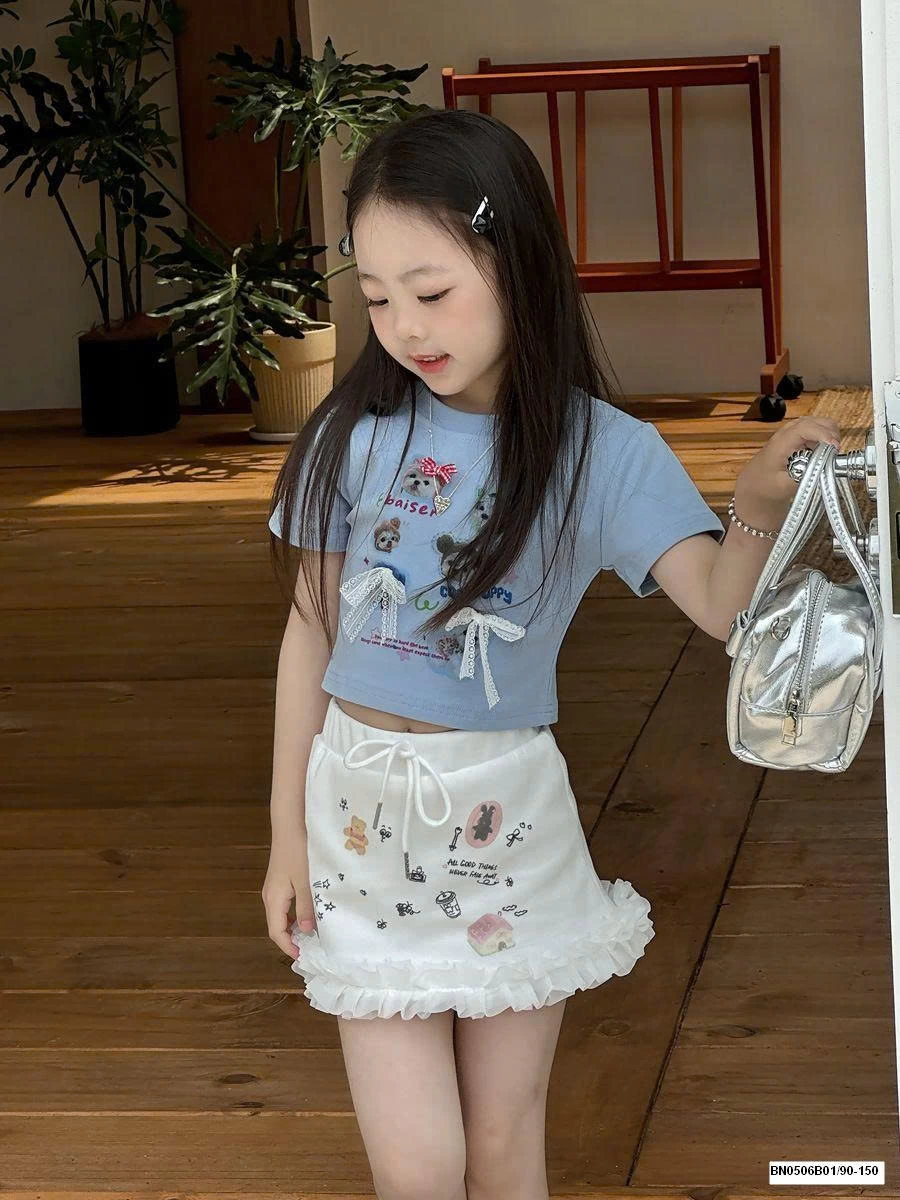 SET ÁO CRT MIX CV HỌA TIẾT DỄ THƯƠNG